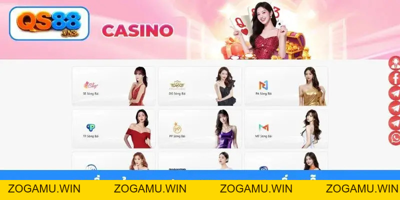 Trải Nghiệm Live Casino QS88 - Top 1 Sân Chơi Đẳng Cấp